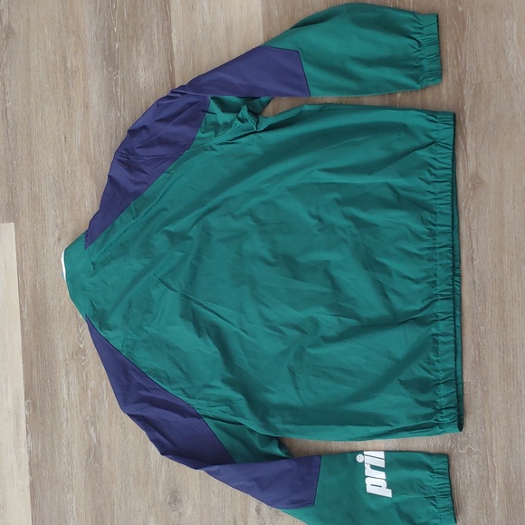 NWT Prince Pickleball Men's Full Zip Lightweight Jacket Green/Blue Size XL - Picture 5 of 8